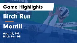 Birch Run  vs Merrill  Game Highlights - Aug. 28, 2021