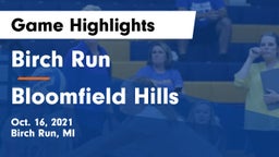Birch Run  vs Bloomfield Hills  Game Highlights - Oct. 16, 2021