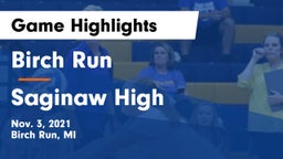 Birch Run  vs Saginaw High  Game Highlights - Nov. 3, 2021