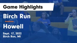 Birch Run  vs Howell  Game Highlights - Sept. 17, 2022