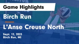 Birch Run  vs L'Anse Creuse North  Game Highlights - Sept. 12, 2023