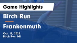 Birch Run  vs Frankenmuth  Game Highlights - Oct. 18, 2023
