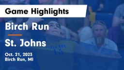 Birch Run  vs St. Johns  Game Highlights - Oct. 21, 2023
