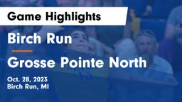 Birch Run  vs Grosse Pointe North  Game Highlights - Oct. 28, 2023