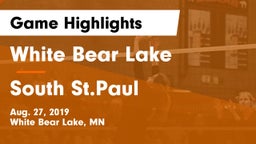 White Bear Lake  vs South St.Paul Game Highlights - Aug. 27, 2019