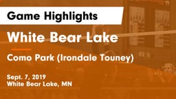 White Bear Lake  vs Como Park (Irondale Touney) Game Highlights - Sept. 7, 2019