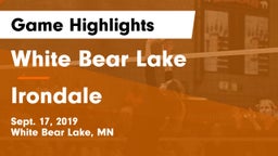 White Bear Lake  vs Irondale  Game Highlights - Sept. 17, 2019