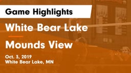 White Bear Lake  vs Mounds View  Game Highlights - Oct. 3, 2019
