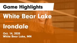 White Bear Lake  vs Irondale  Game Highlights - Oct. 14, 2020