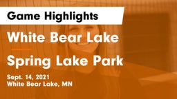White Bear Lake  vs Spring Lake Park  Game Highlights - Sept. 14, 2021