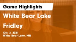 White Bear Lake  vs Fridley  Game Highlights - Oct. 2, 2021