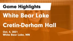 White Bear Lake  vs Cretin-Derham Hall  Game Highlights - Oct. 4, 2021
