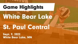 White Bear Lake  vs St. Paul Central Game Highlights - Sept. 9, 2022