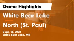 White Bear Lake  vs North (St. Paul)  Game Highlights - Sept. 13, 2022