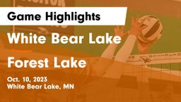 White Bear Lake  vs Forest Lake  Game Highlights - Oct. 10, 2023