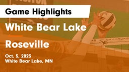 White Bear Lake  vs Roseville  Game Highlights - Oct. 5, 2023