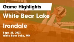 White Bear Lake  vs Irondale  Game Highlights - Sept. 25, 2023