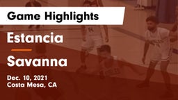 Estancia  vs Savanna  Game Highlights - Dec. 10, 2021