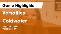 Versailles  vs Coldwater  Game Highlights - Sept. 29, 2022