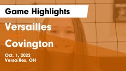 Versailles  vs Covington Game Highlights - Oct. 1, 2022