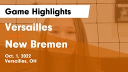Versailles  vs New Bremen  Game Highlights - Oct. 1, 2022
