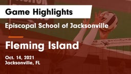 Episcopal School of Jacksonville vs Fleming Island Game Highlights - Oct. 14, 2021