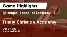 Episcopal School of Jacksonville vs Trinity Christian Academy Game Highlights - Oct. 21, 2021