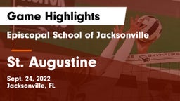 Episcopal School of Jacksonville vs St. Augustine Game Highlights - Sept. 24, 2022