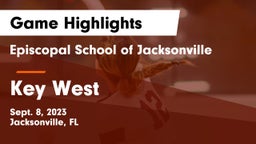 Episcopal School of Jacksonville vs Key West  Game Highlights - Sept. 8, 2023