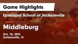 Episcopal School of Jacksonville vs Middleburg  Game Highlights - Oct. 10, 2023