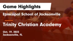 Episcopal School of Jacksonville vs Trinity Christian Academy Game Highlights - Oct. 19, 2023