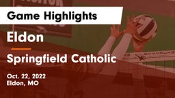 Eldon  vs Springfield Catholic  Game Highlights - Oct. 22, 2022