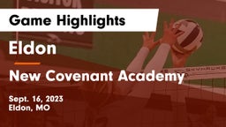 Eldon  vs New Covenant Academy  Game Highlights - Sept. 16, 2023