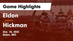 Eldon  vs Hickman  Game Highlights - Oct. 10, 2023