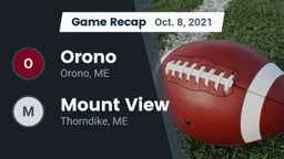 Recap: Orono  vs. Mount View  2021