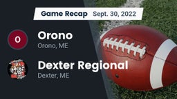 Recap: Orono  vs. Dexter Regional  2022