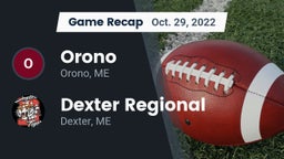 Recap: Orono  vs. Dexter Regional  2022