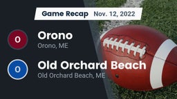 Recap: Orono  vs. Old Orchard Beach  2022