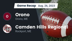 Recap: Orono  vs. Camden Hills Regional  2023