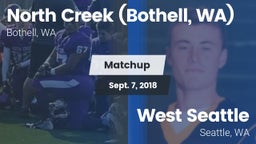 Matchup: North Creek vs. West Seattle  2018