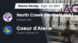 Recap: North Creek (Bothell, WA) vs. Coeur d'Alene  2021