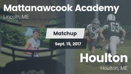 Matchup: Mattanawcook High Sc vs. Houlton  2017