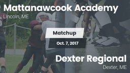 Matchup: Mattanawcook High Sc vs. Dexter Regional  2017