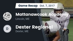 Recap: Mattanawcook Academy vs. Dexter Regional  2017