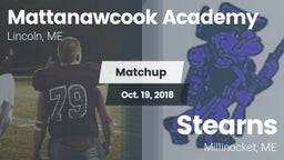 Matchup: Mattanawcook High Sc vs. Stearns   2018
