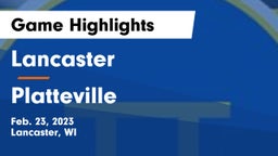 Lancaster  vs Platteville  Game Highlights - Feb. 23, 2023