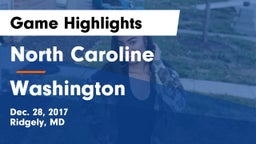 North Caroline  vs Washington Game Highlights - Dec. 28, 2017