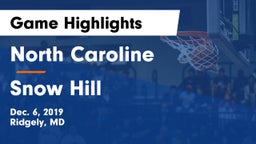 North Caroline  vs Snow Hill Game Highlights - Dec. 6, 2019