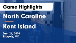 North Caroline  vs Kent Island  Game Highlights - Jan. 21, 2020