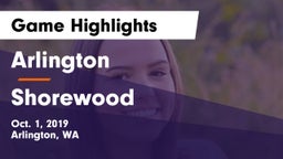 Arlington  vs Shorewood Game Highlights - Oct. 1, 2019